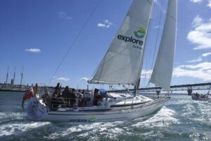 Auckland Harbour Sailing Experience - Devonport: skyline meets seaside suburb
