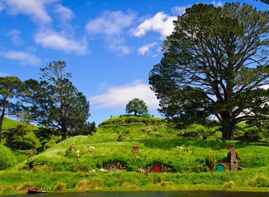 From Auckland: Waitomo & Hobbiton Bus Tour with Lunch - Waitomo Glowworm Caves: From Limestone Tunnels to Glowworm Grotto