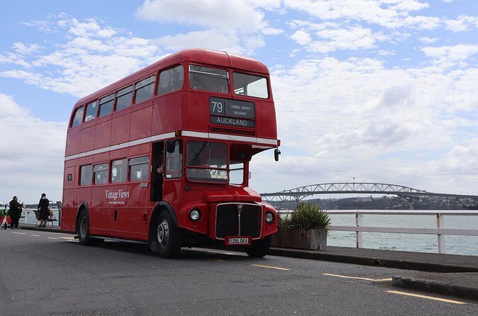 London Routemaster Double Decker Auckland Discovery - Riding through Parnell’s historic lanes and rose gardens