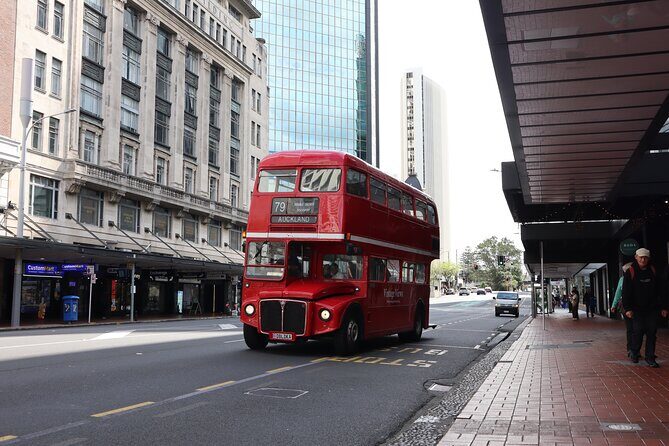 London Routemaster Double Decker Auckland Discovery - Karangahape Road (K Rd): street art, old buildings, and eclectic shops