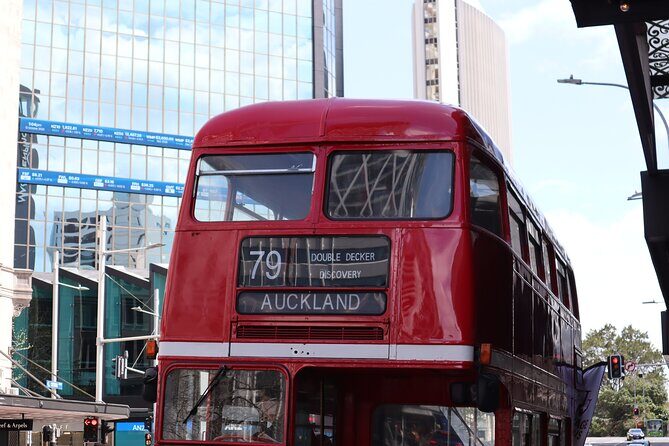 London Routemaster Double Decker Auckland Discovery - Starting at Britomart Queens Arcade and finding your best spot