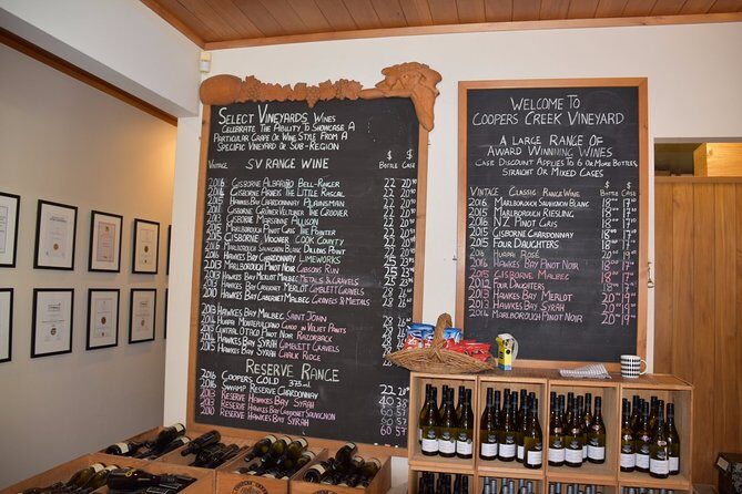 Muriwai Scenic Wine Tour from Auckland - Wine Tasting in Kumeu and Waimauku: What You’re Paying For