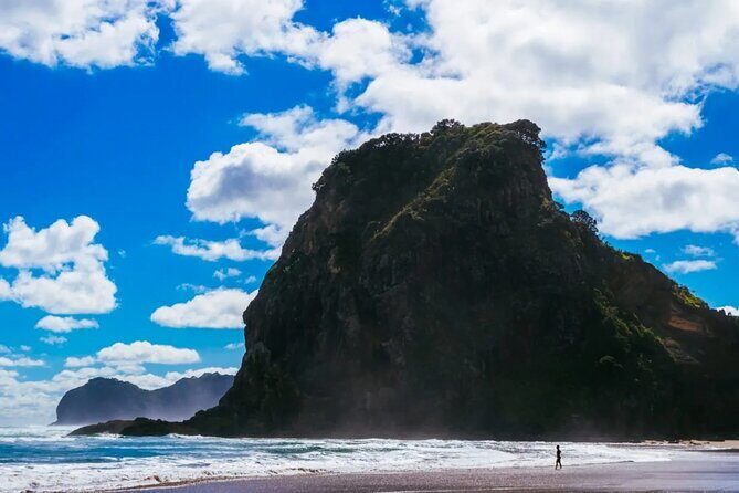 West Coast Discovery Tour - Piha Beach and Lion Rock: black-sand drama and Tasman Sea views